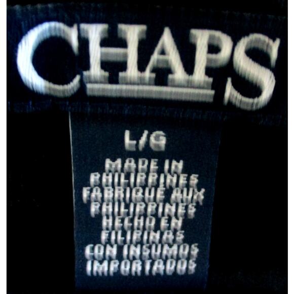 Chaps Women's Blue & White Floral Print Sleeveless Pull Over Dress Size Large - Picture 8 of 11